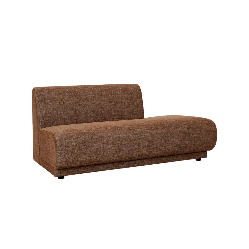 Juno Pebble Right Chaise Tawny