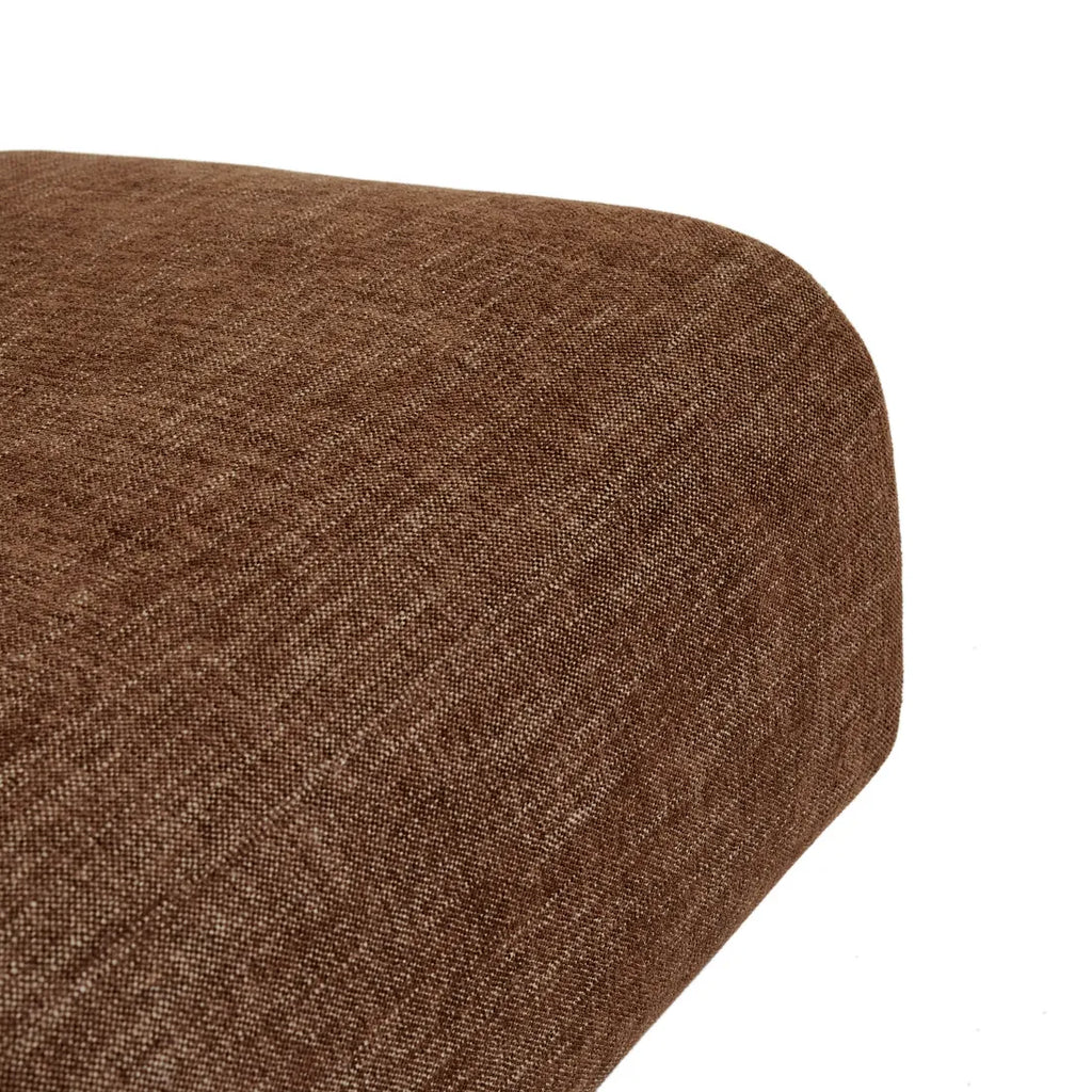 Juno Pebble Left Chaise Tawny