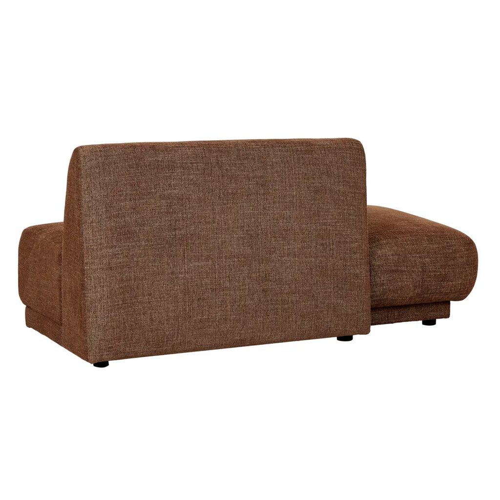 Juno Pebble Left Chaise Tawny