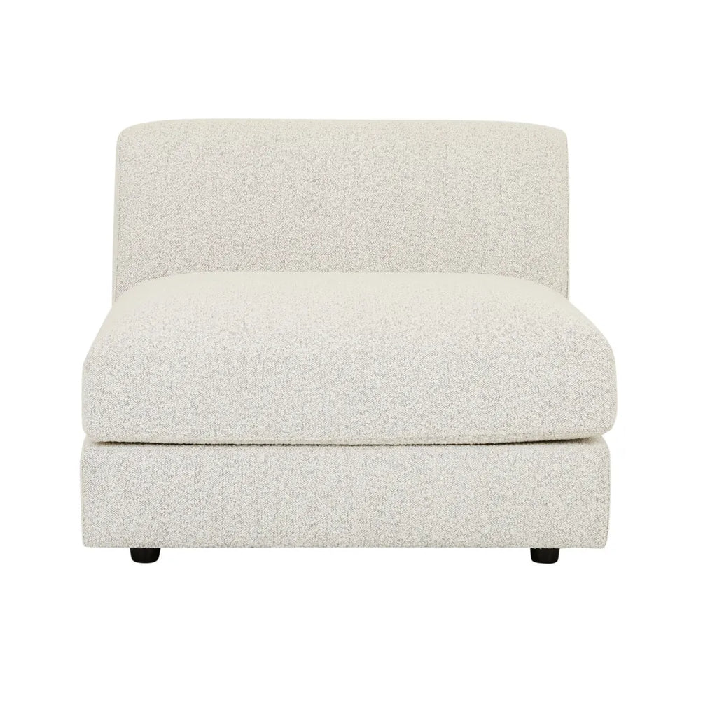 Madrid Curve Centre Sofa Grey Speckle