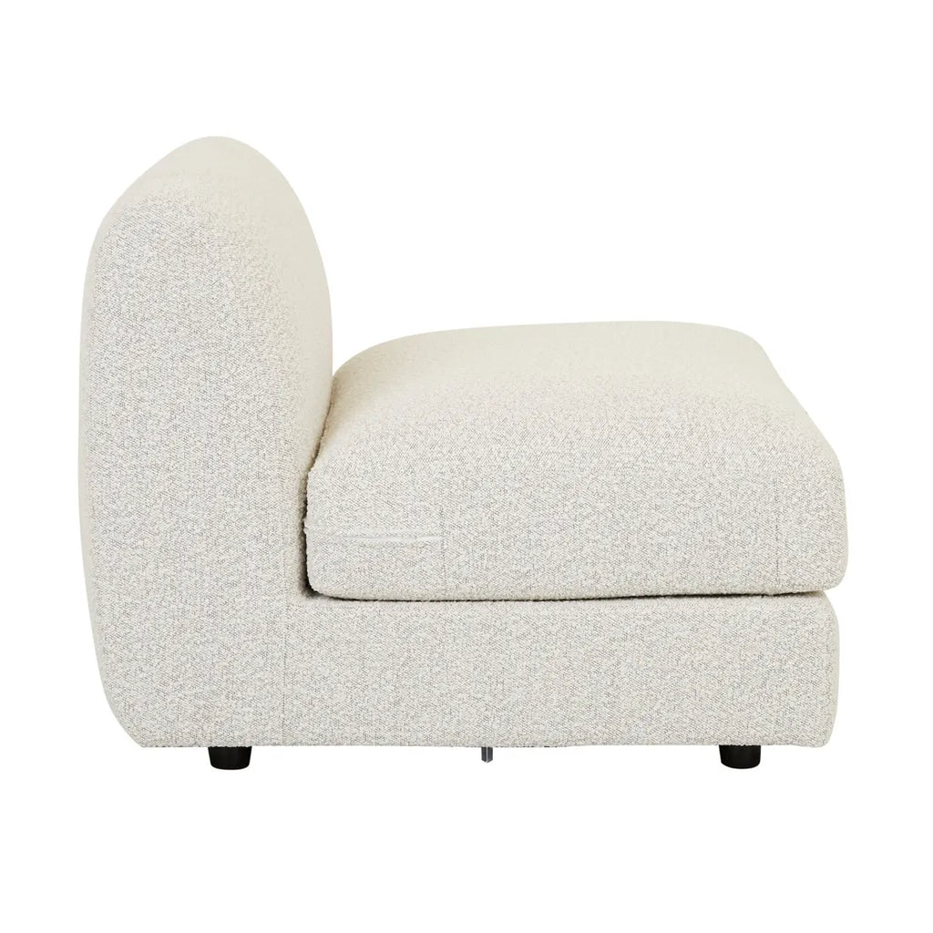 Madrid Curve Centre Sofa Grey Speckle