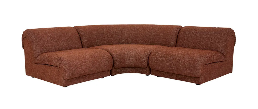 Juno Sierra Corner Sofa Rosewood