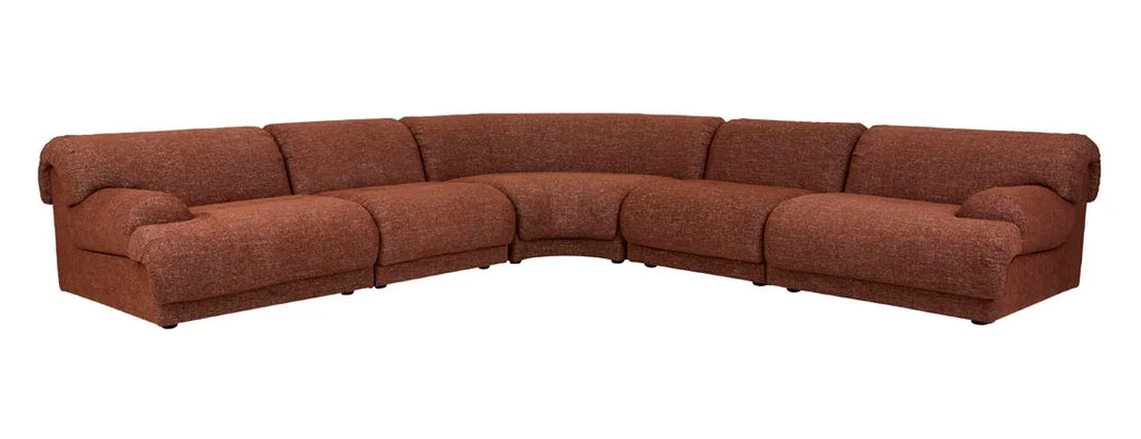 Juno Sierra Corner Sofa Rosewood
