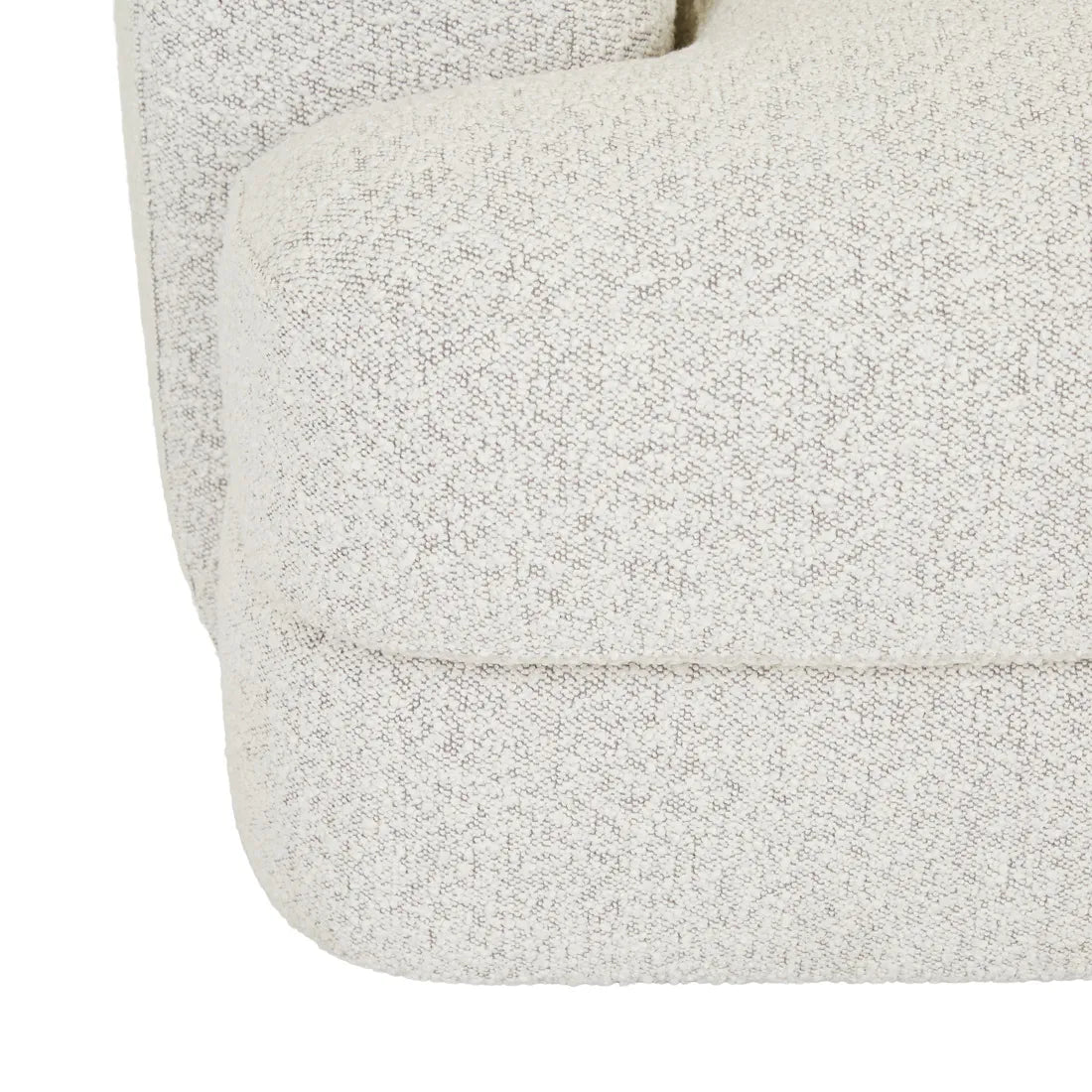 Madrid Curve Left Arm Sofa Grey Speckle