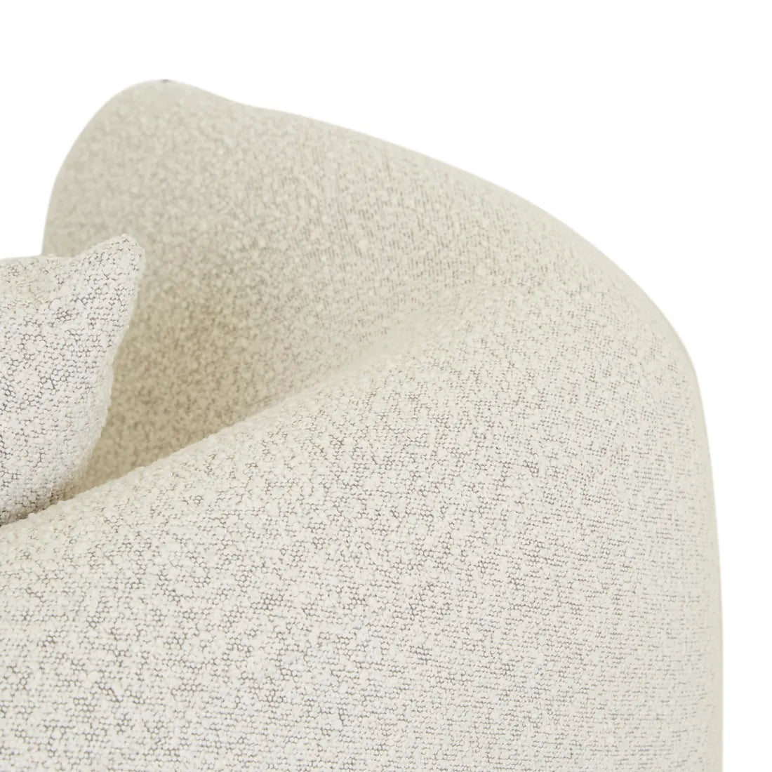 Madrid Curve Left Arm Sofa Grey Speckle