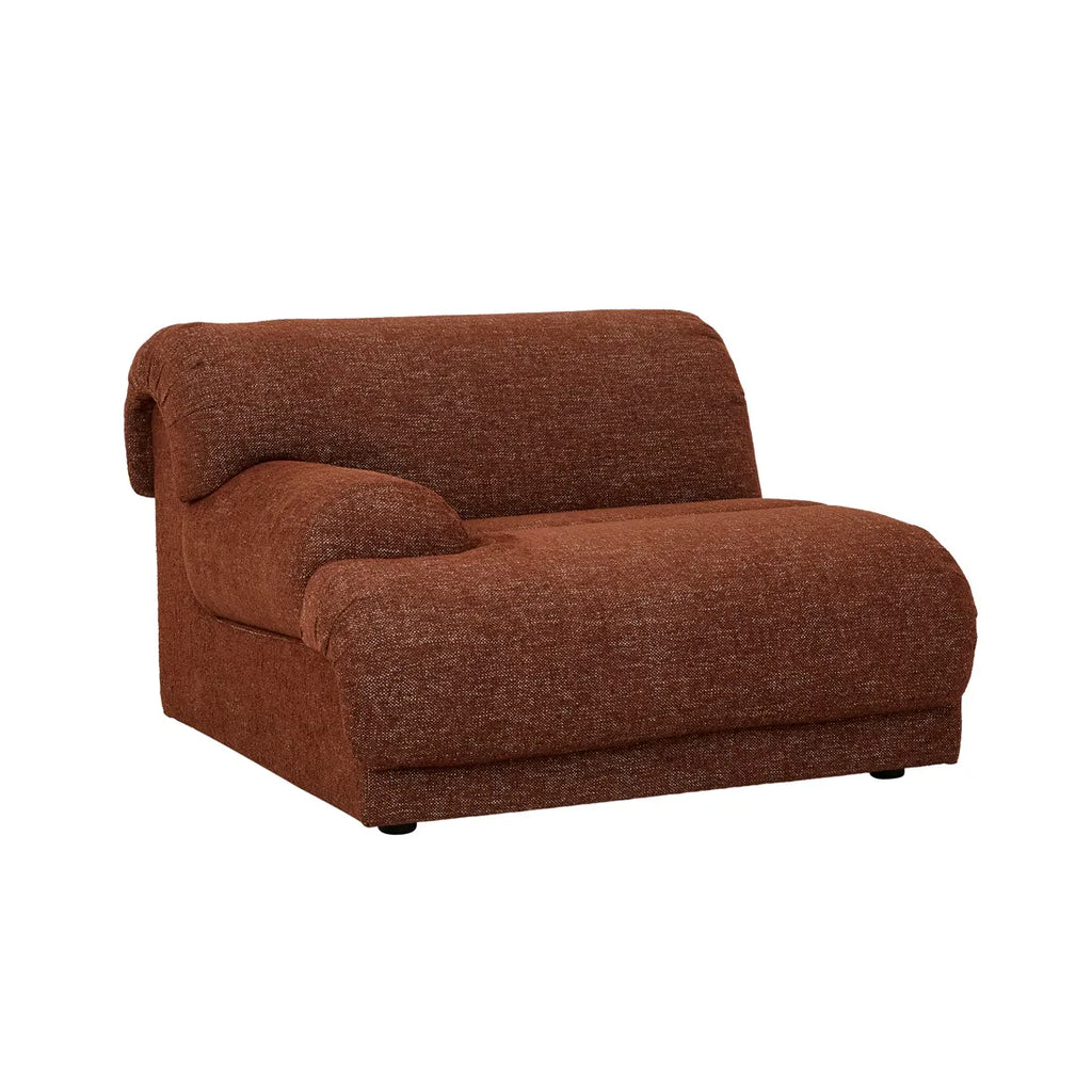 Juno Sierra Left Arm Sofa Rosewood