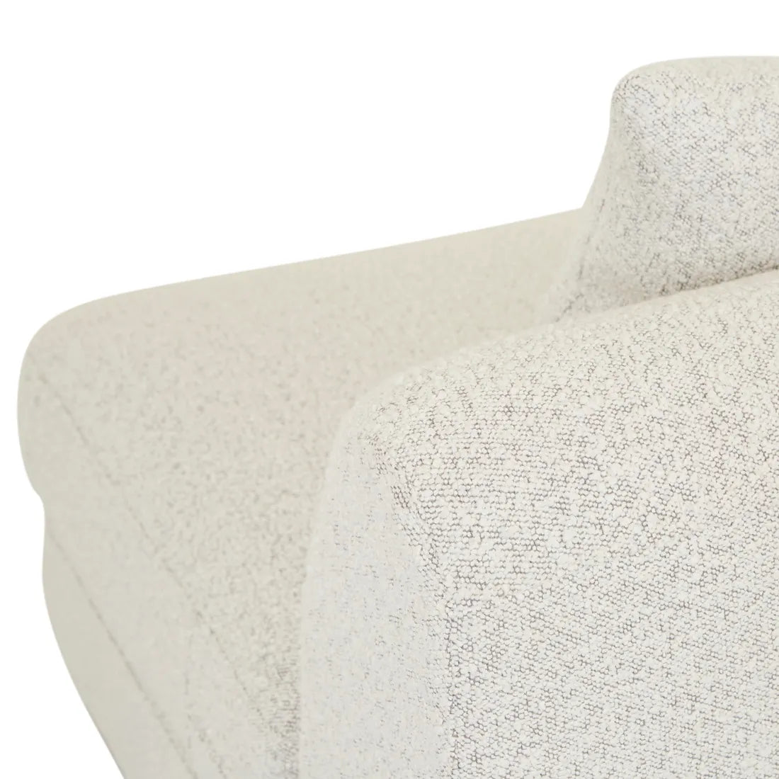 Madrid Curve Left Arm Sofa Grey Speckle