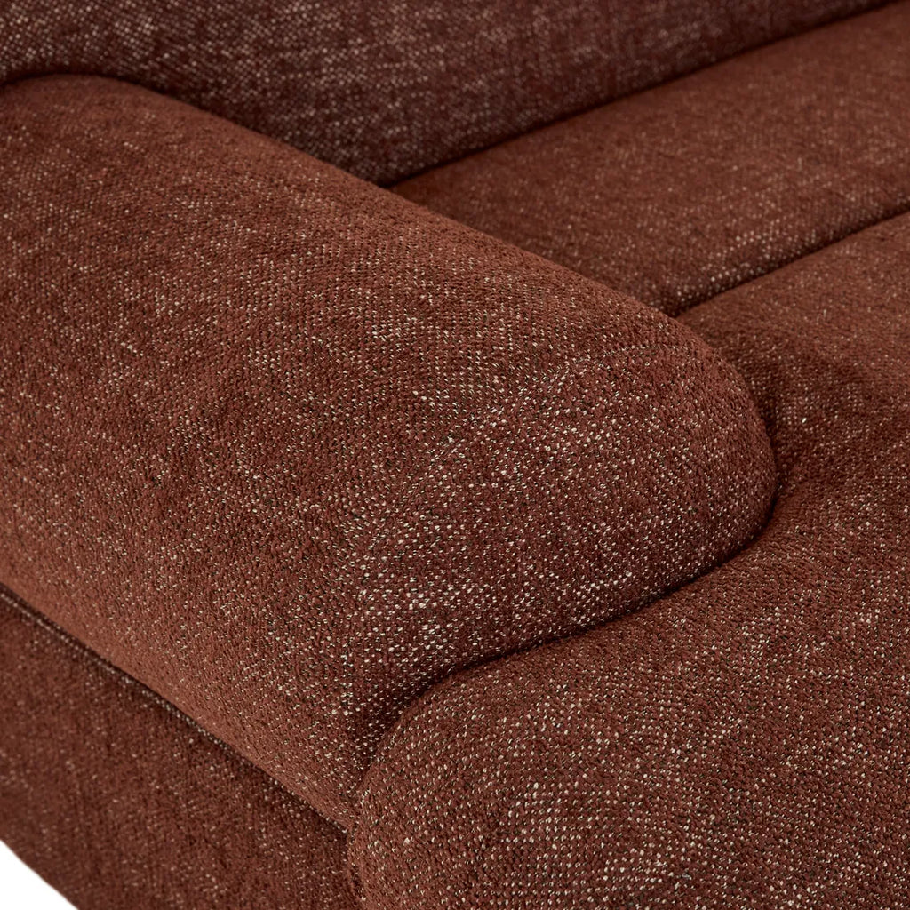 Juno Sierra Left Arm Sofa Rosewood