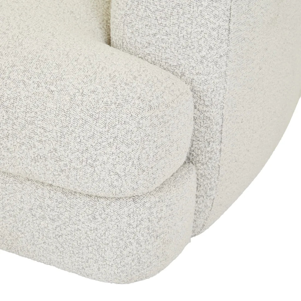 Madrid Curve Right Arm Sofa Grey Speckle