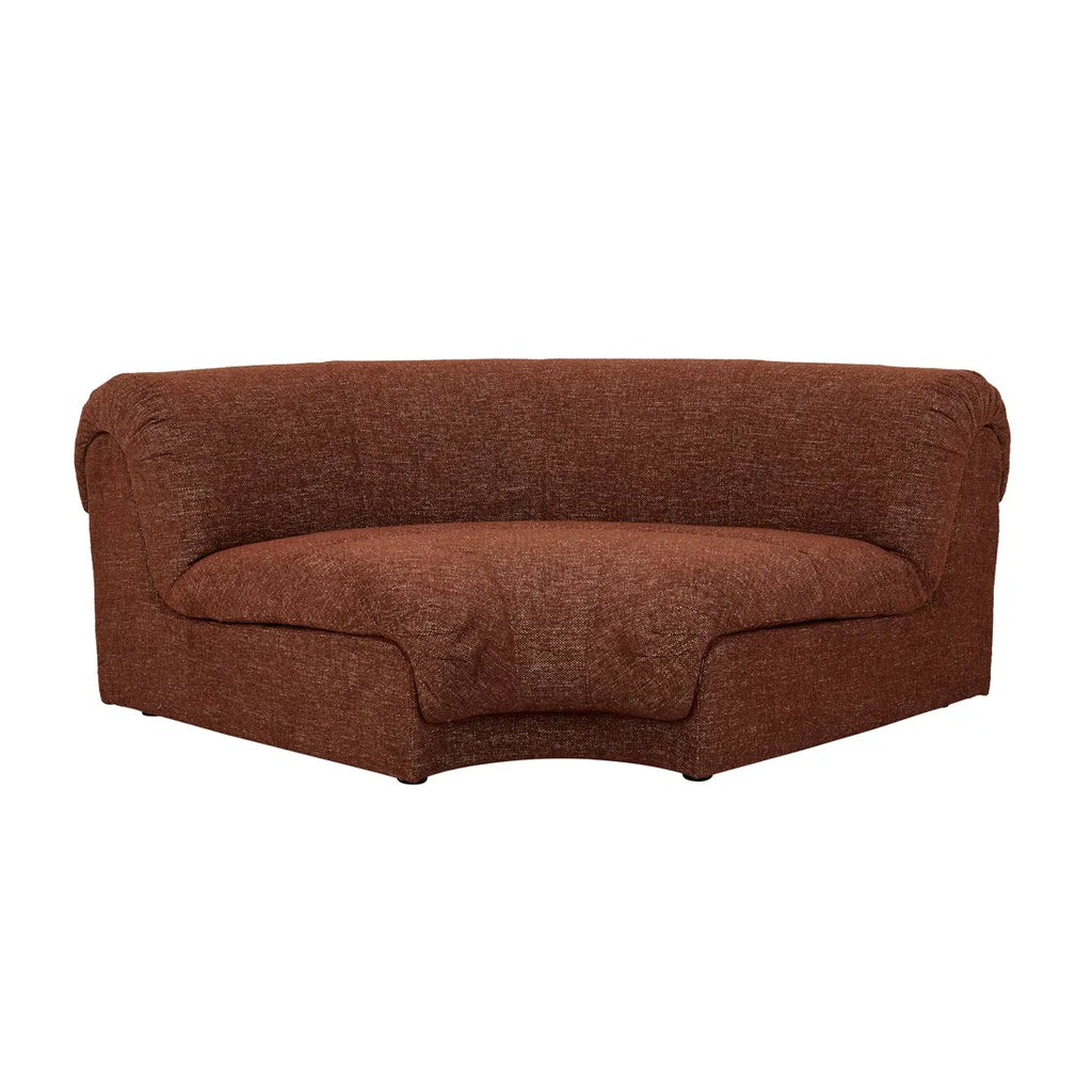 Juno Sierra Corner Sofa Rosewood