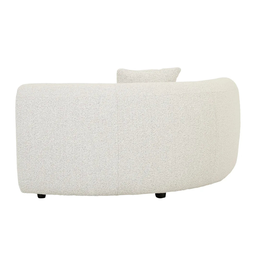 Madrid Curve Corner Sofa Grey Speckle