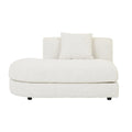 Madrid Curve Left Chaise Sofa Grey Speckle