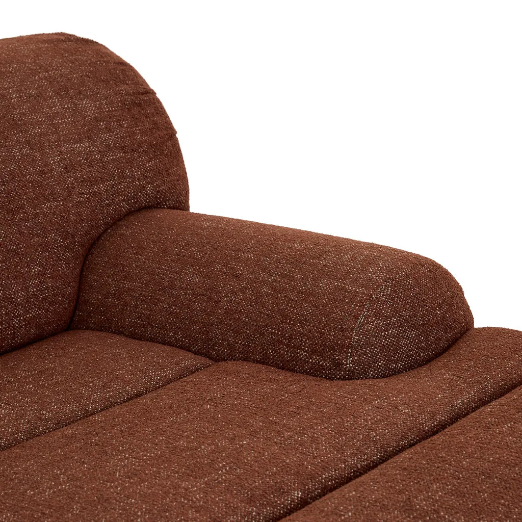 Juno Sierra Right Chaise Sofa Rosewood