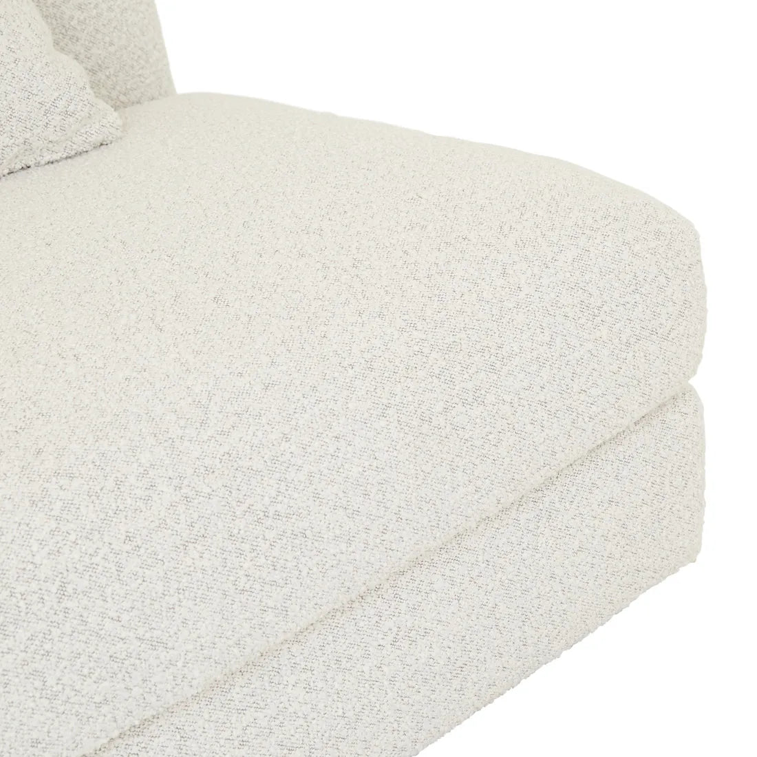 Madrid Curve Left Chaise Sofa Grey Speckle