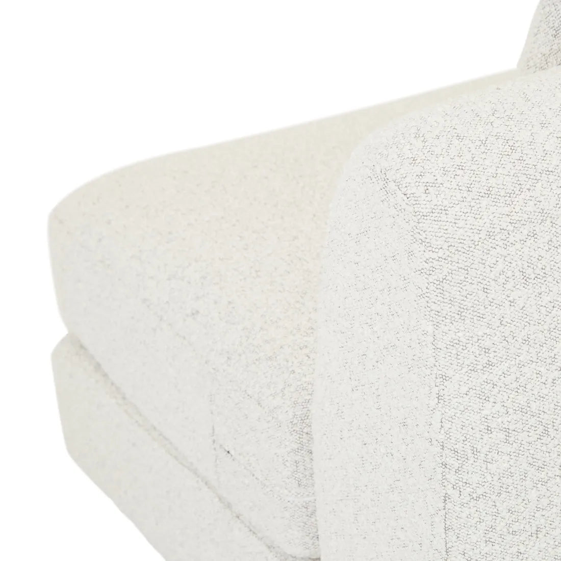 Madrid Curve Left Chaise Sofa Grey Speckle