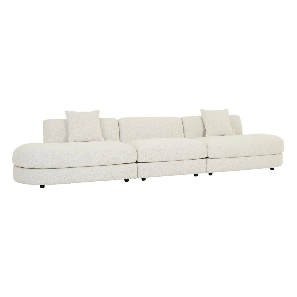 Madrid Curve Centre Sofa Grey Speckle