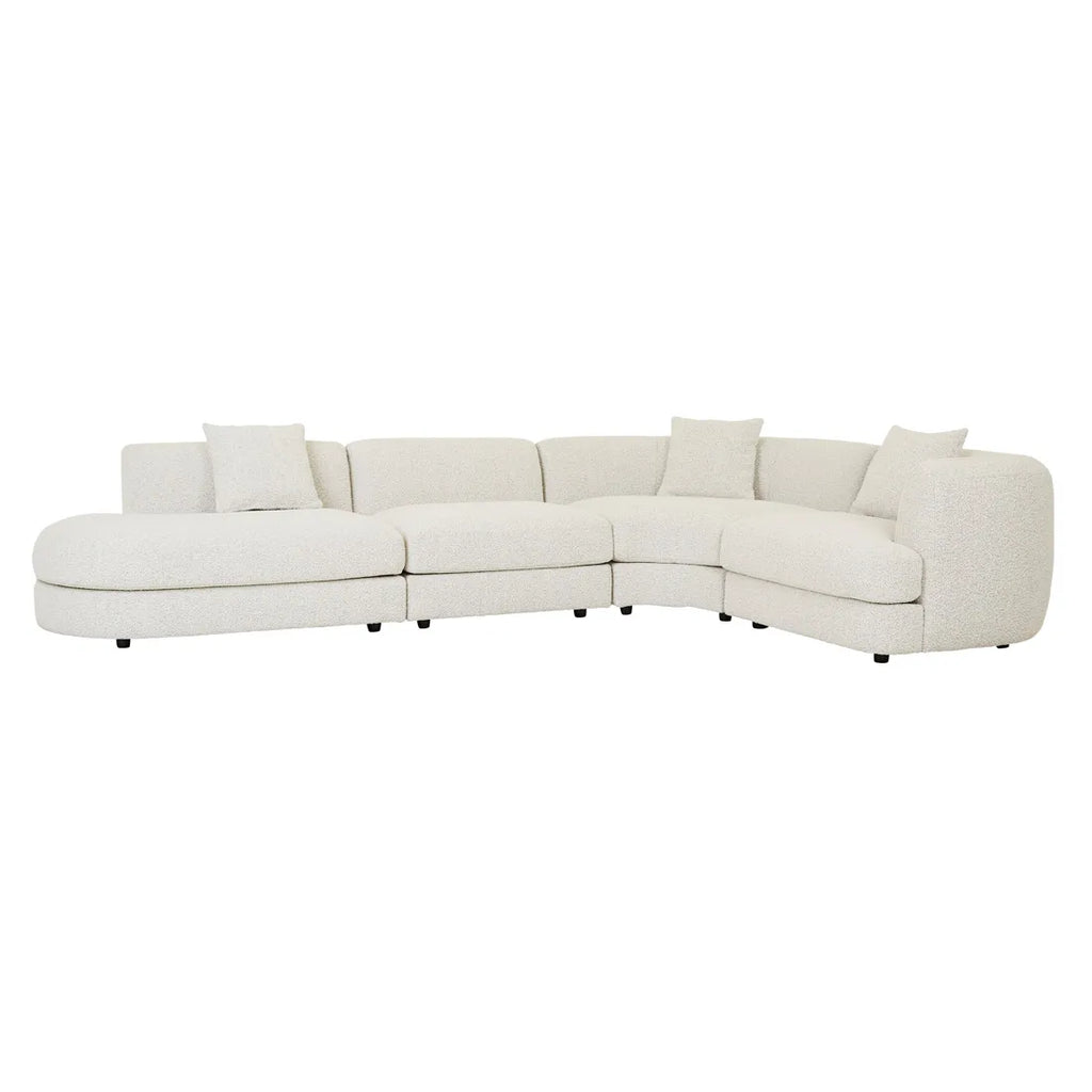 Madrid Curve Centre Sofa Grey Speckle