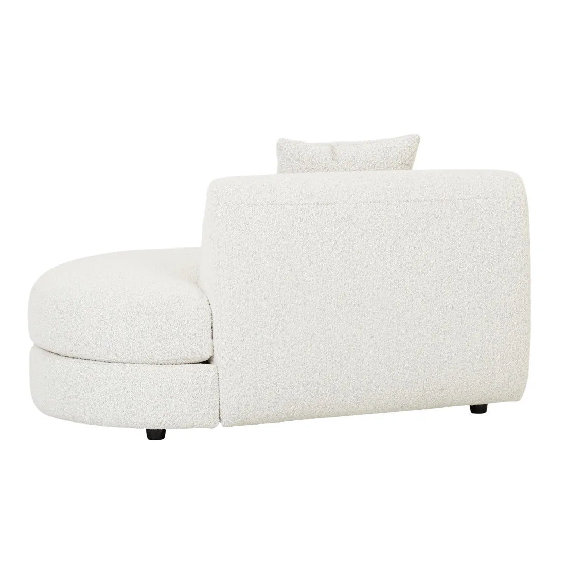 Madrid Curve Right Chaise Sofa Grey Speckle