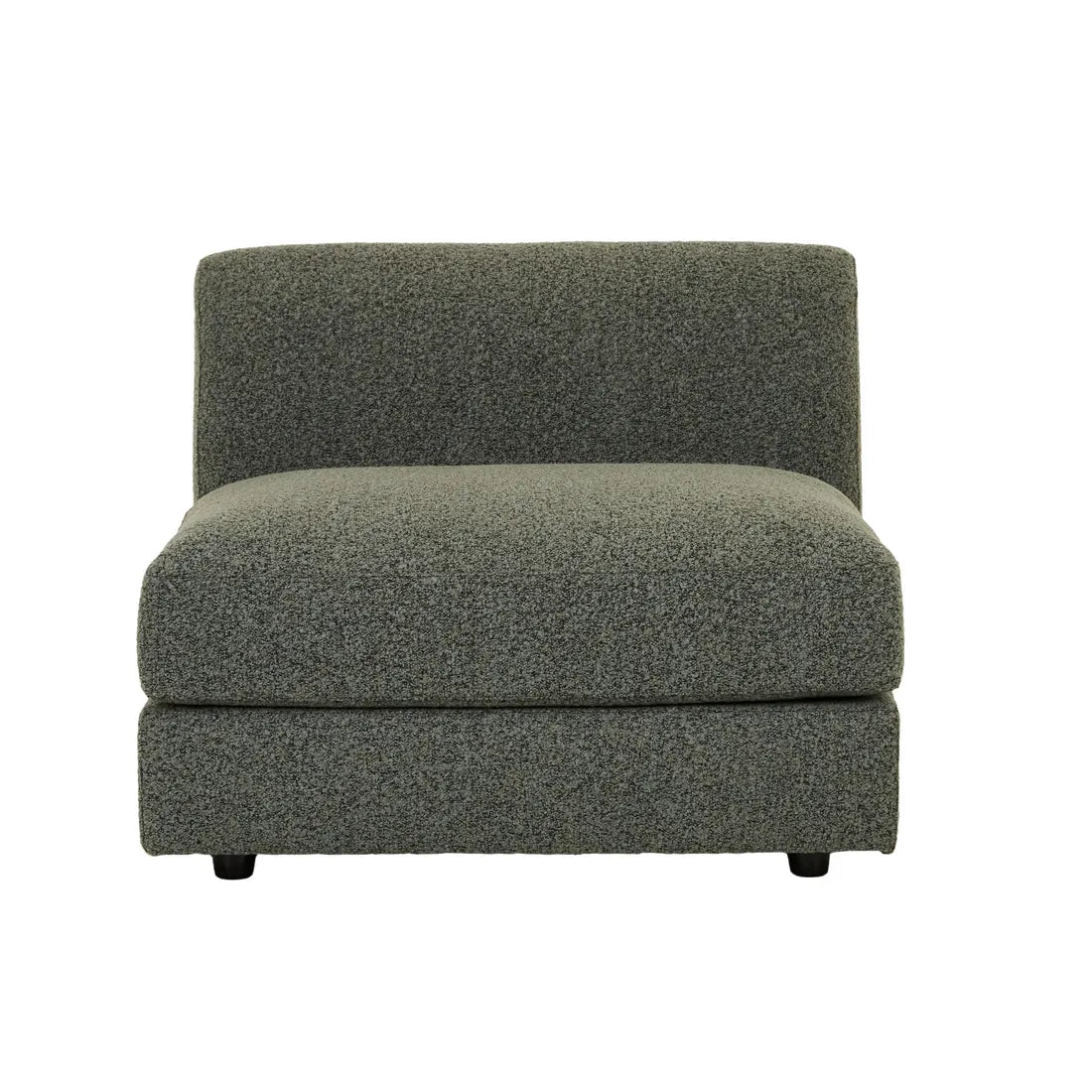 Madrid Curve Centre Sofa Green Boucle