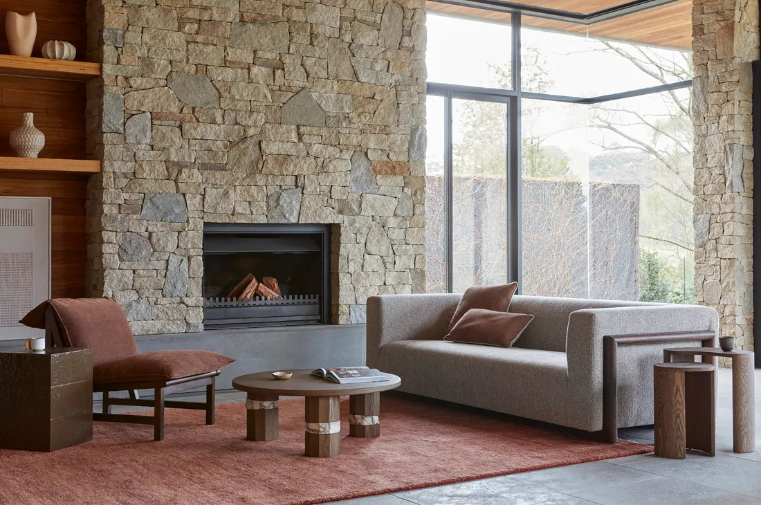 Juno Frame Sofa Sofa Brioche Boucle