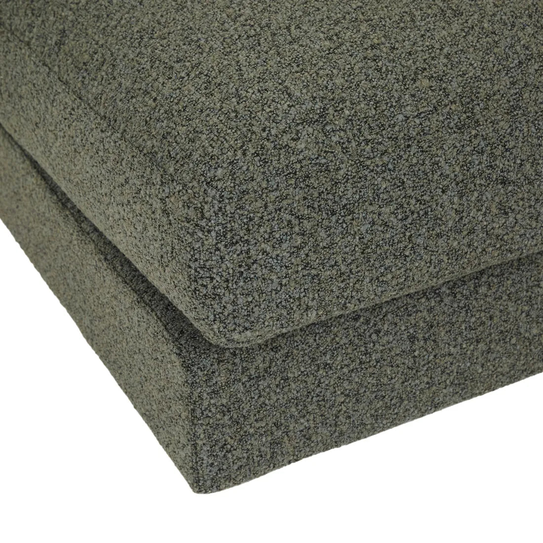 Madrid Curve Right Arm Sofa Green Boucle