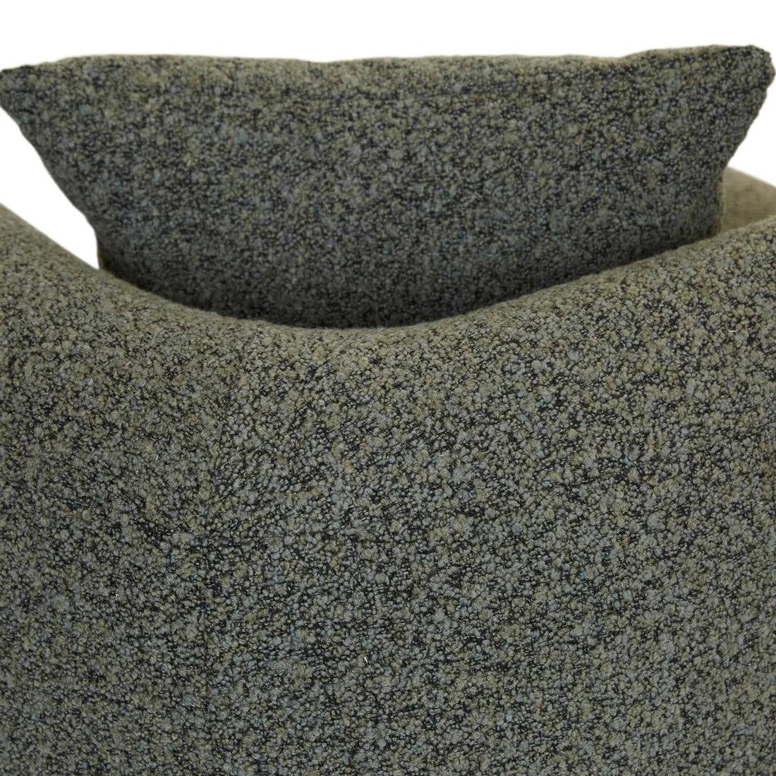 Madrid Curve Right Arm Sofa Green Boucle