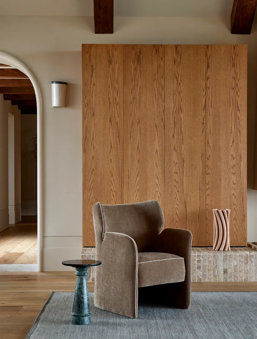 Ruben Armchair White Bark