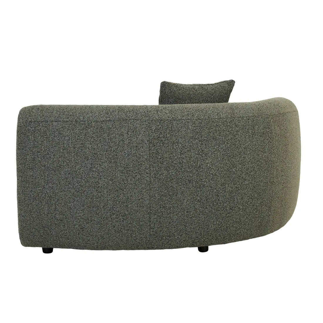 Madrid Curve Corner Sofa Green Boucle