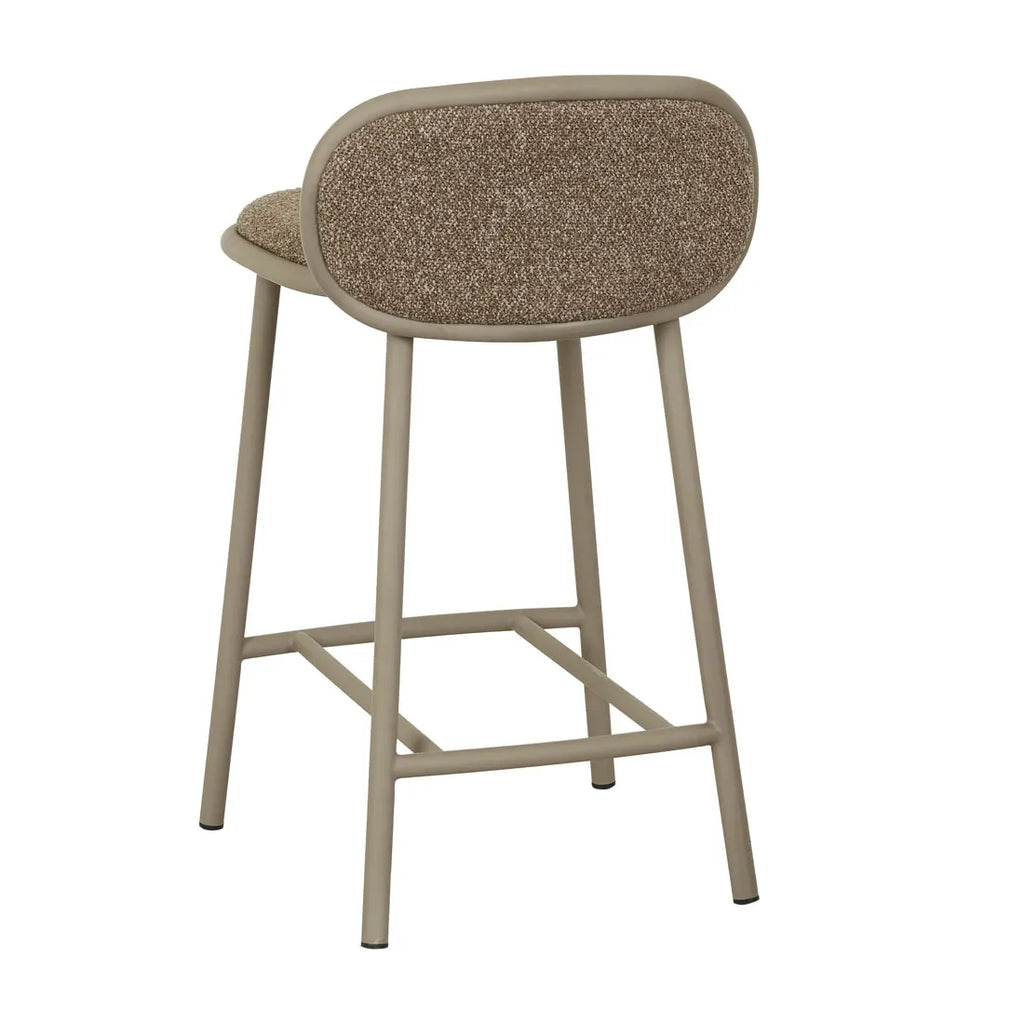 Pebble Barstool Shiitake