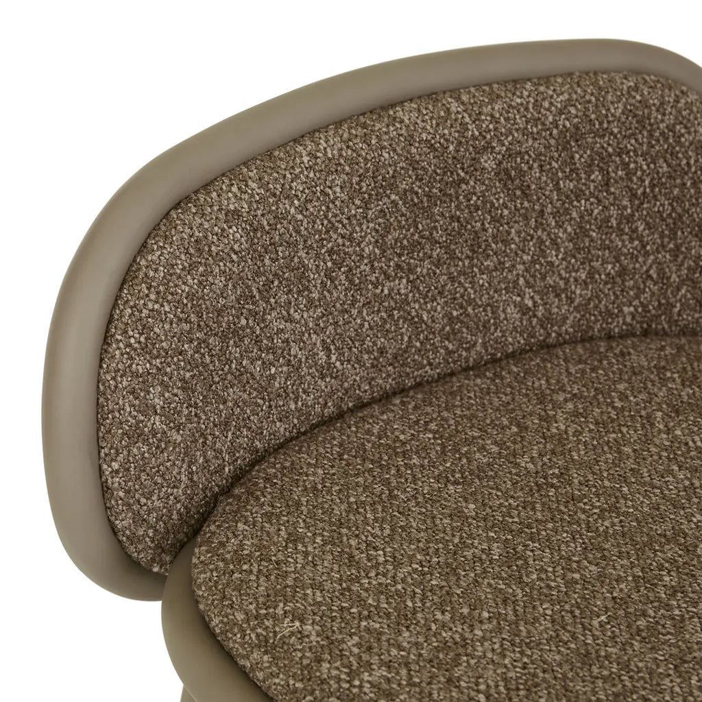 Pebble Barstool Shiitake