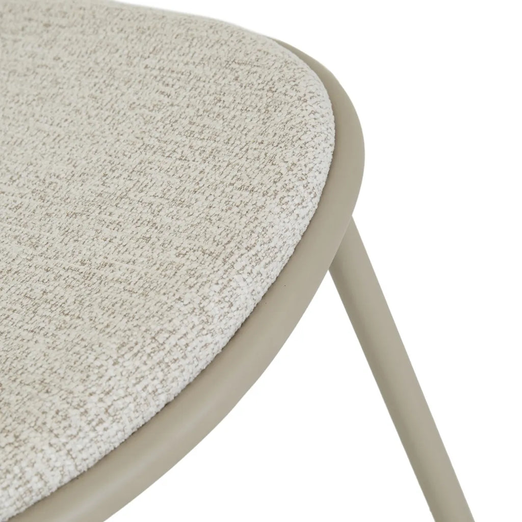 Pebble Dining Chair Frosted Beige