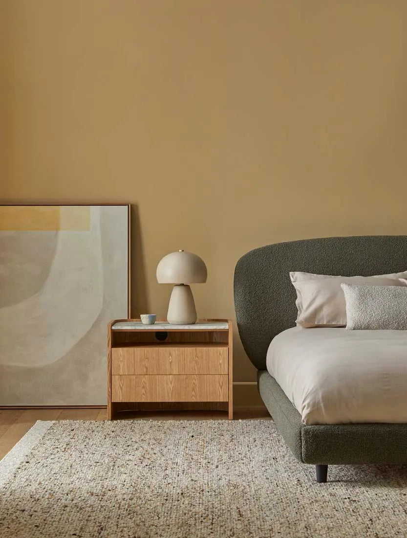 Elsie Two Drawer Bedside Natural