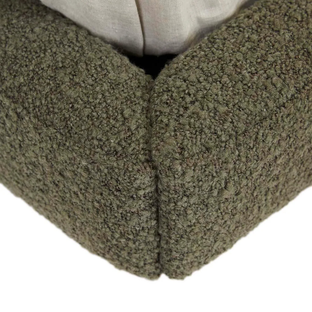Madrid Mondo Queen Bed Moss Boucle
