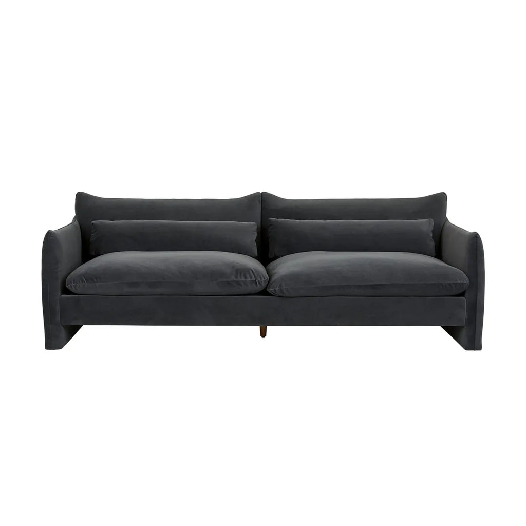 Sidney Peak Three Seater Sofa Nocturne Velvet