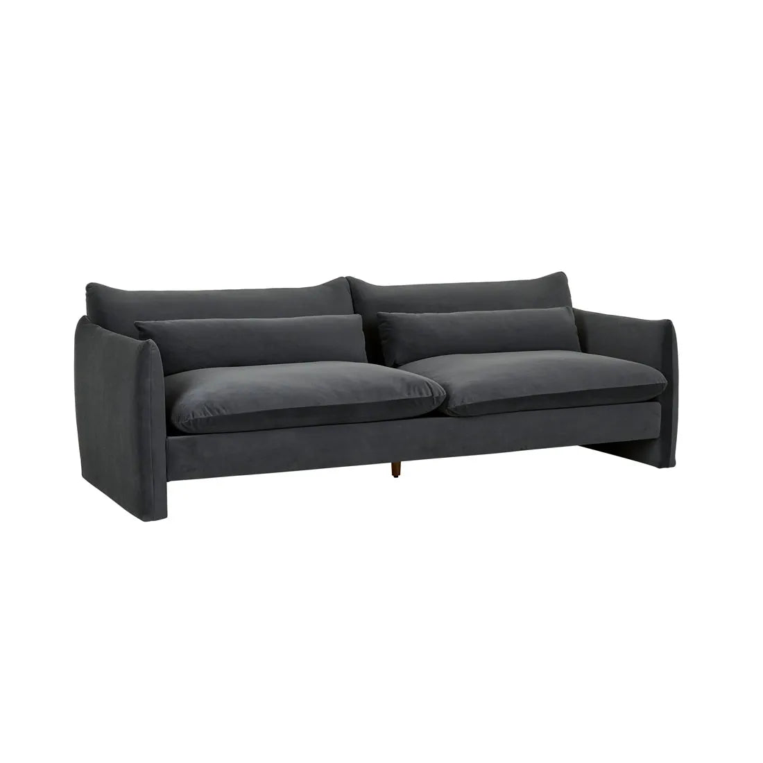 Sidney Peak Three Seater Sofa Nocturne Velvet