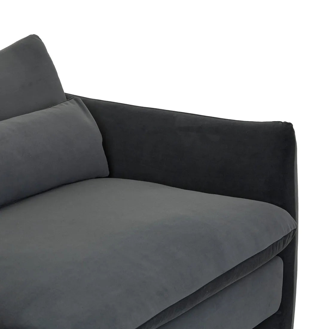 Sidney Peak Three Seater Sofa Nocturne Velvet