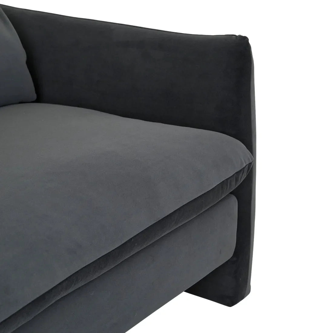 Sidney Peak Three Seater Sofa Nocturne Velvet