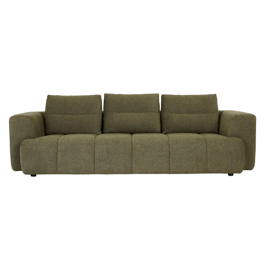 Sidney Tullio Four Seater Sofa Leek Green