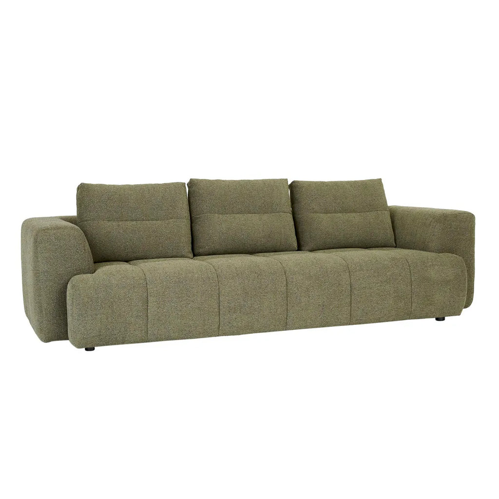 Sidney Tullio Four Seater Sofa Leek Green
