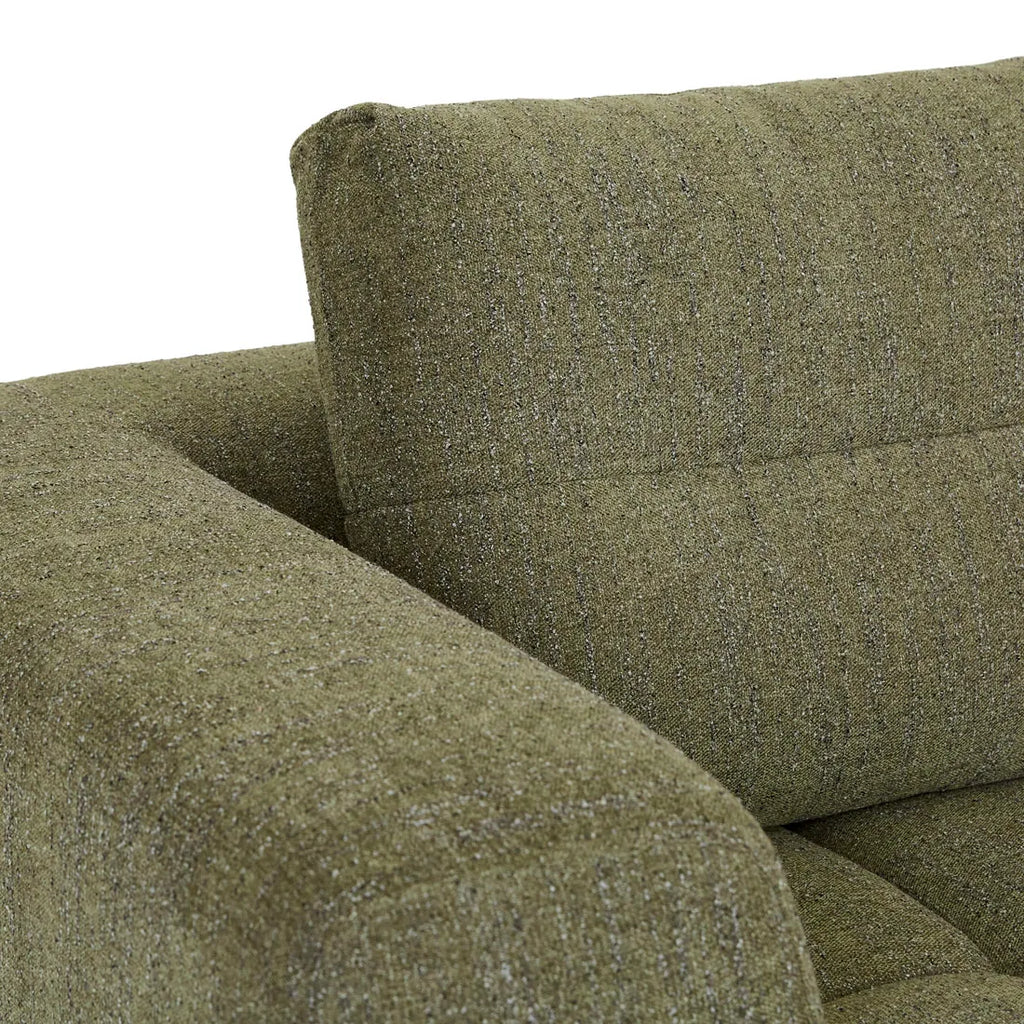 Sidney Tullio Four Seater Sofa Leek Green