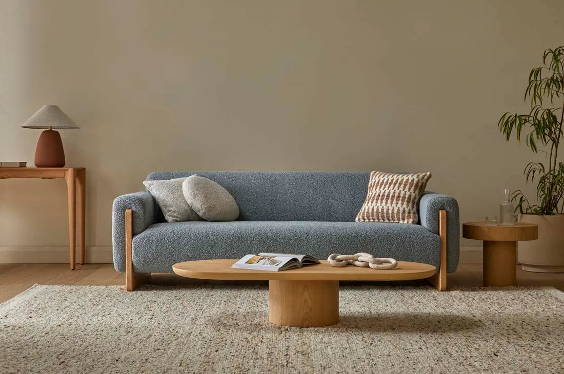 Seb Pedestal Coffee Table Natural