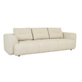 Sidney Tullio Four Seater Sofa Natural Speckle
