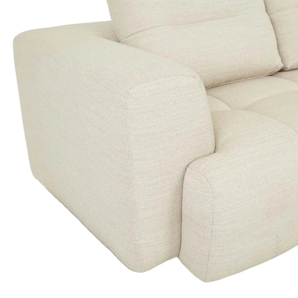 Sidney Tullio Four Seater Sofa Natural Speckle