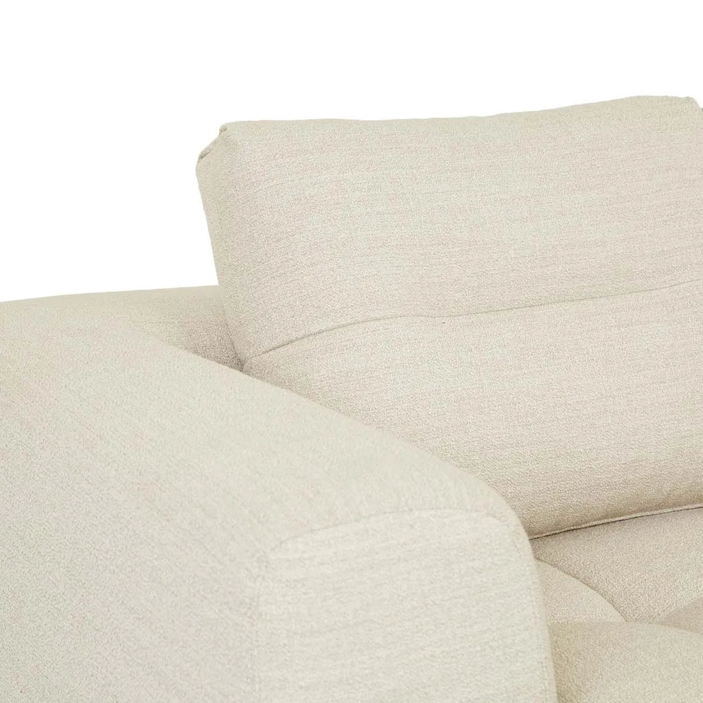 Sidney Tullio Four Seater Sofa Natural Speckle