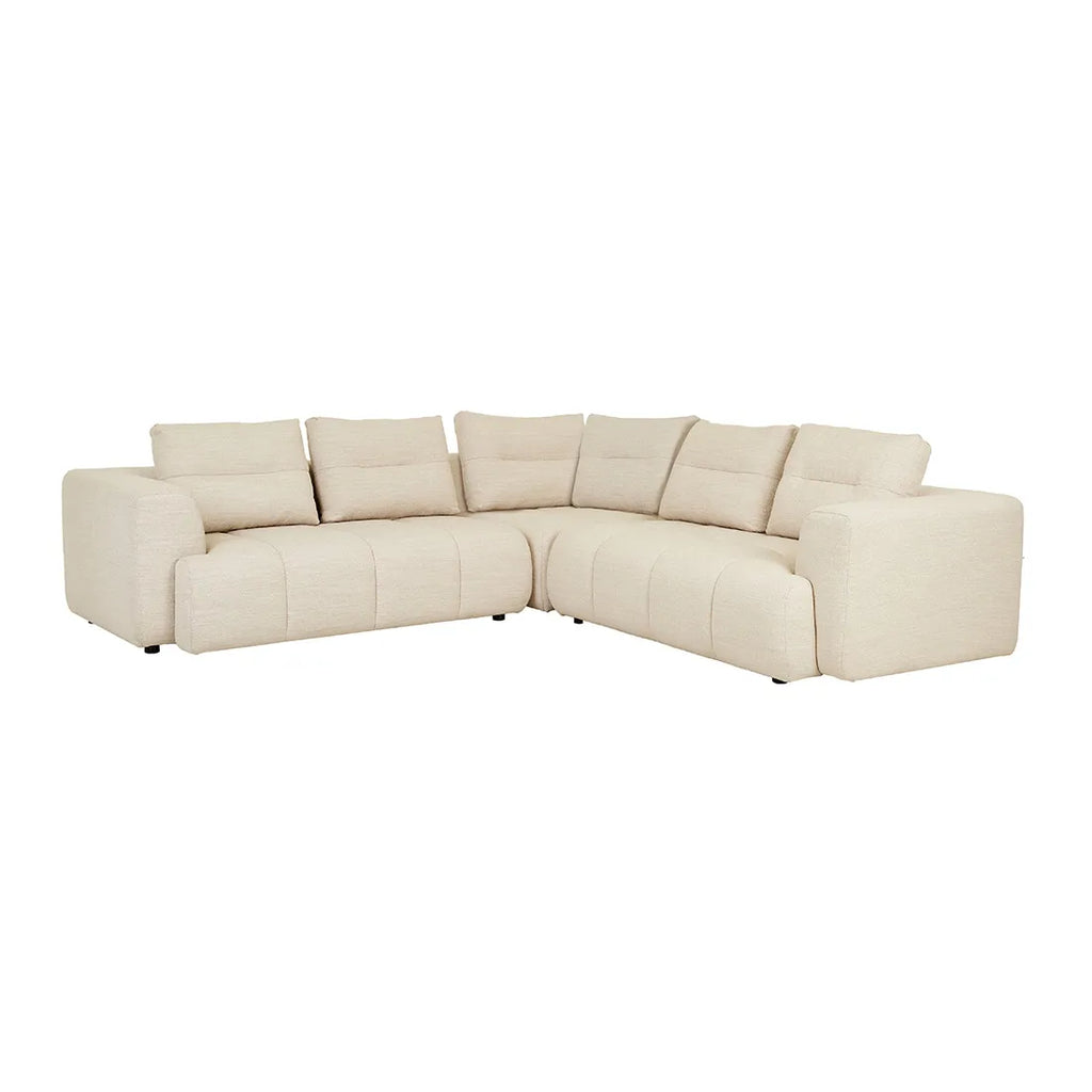 Sidney Tullio Corner Sofa Natural Speckle