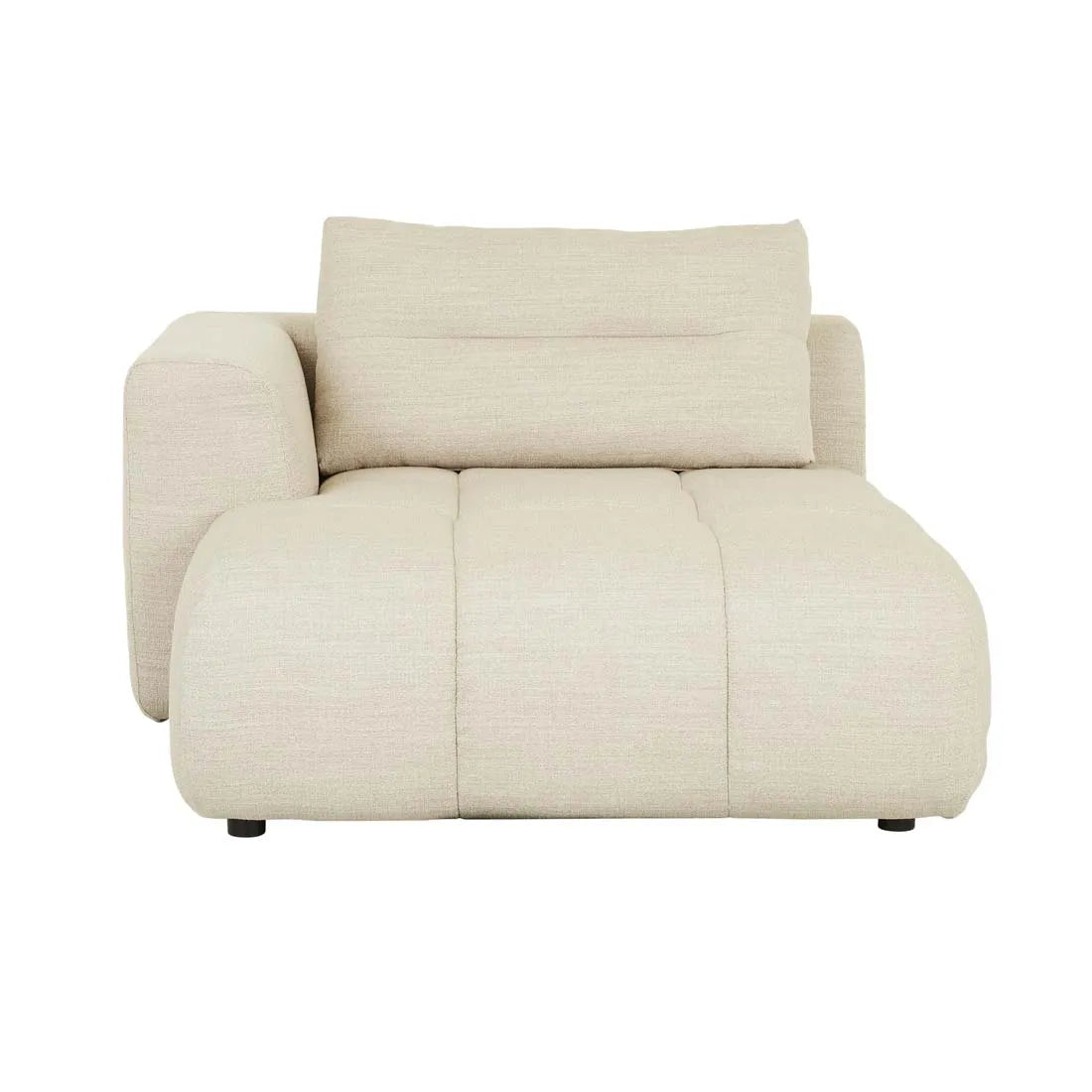 Sidney Tullio Left Chaise Sofa Natural Speckle