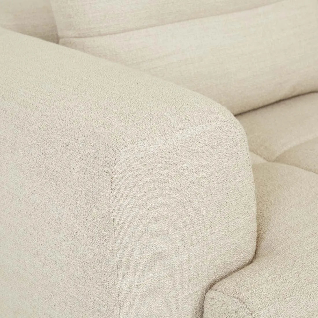 Sidney Tullio Two Seater Left Arm Sofa Natural Speckle