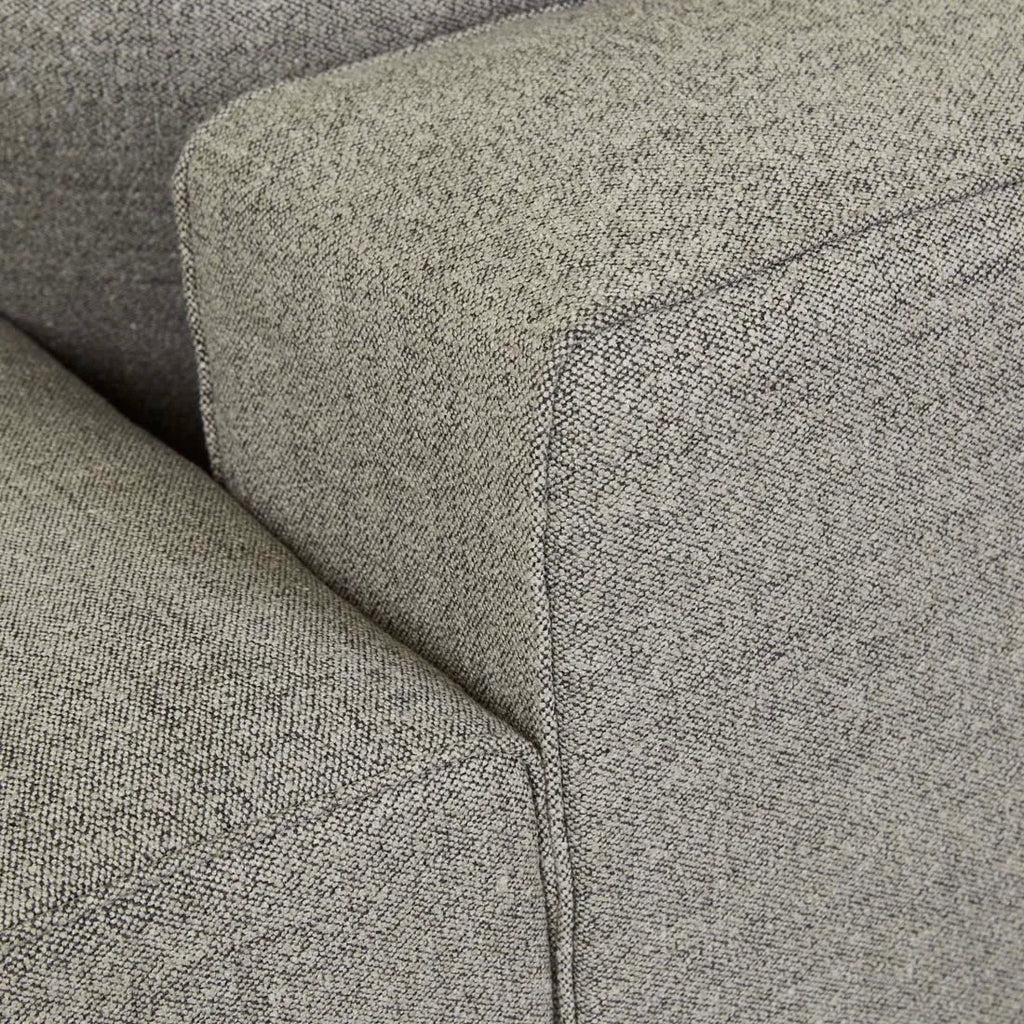 Airlie Slab Three Seater Sofa Brindle Grey