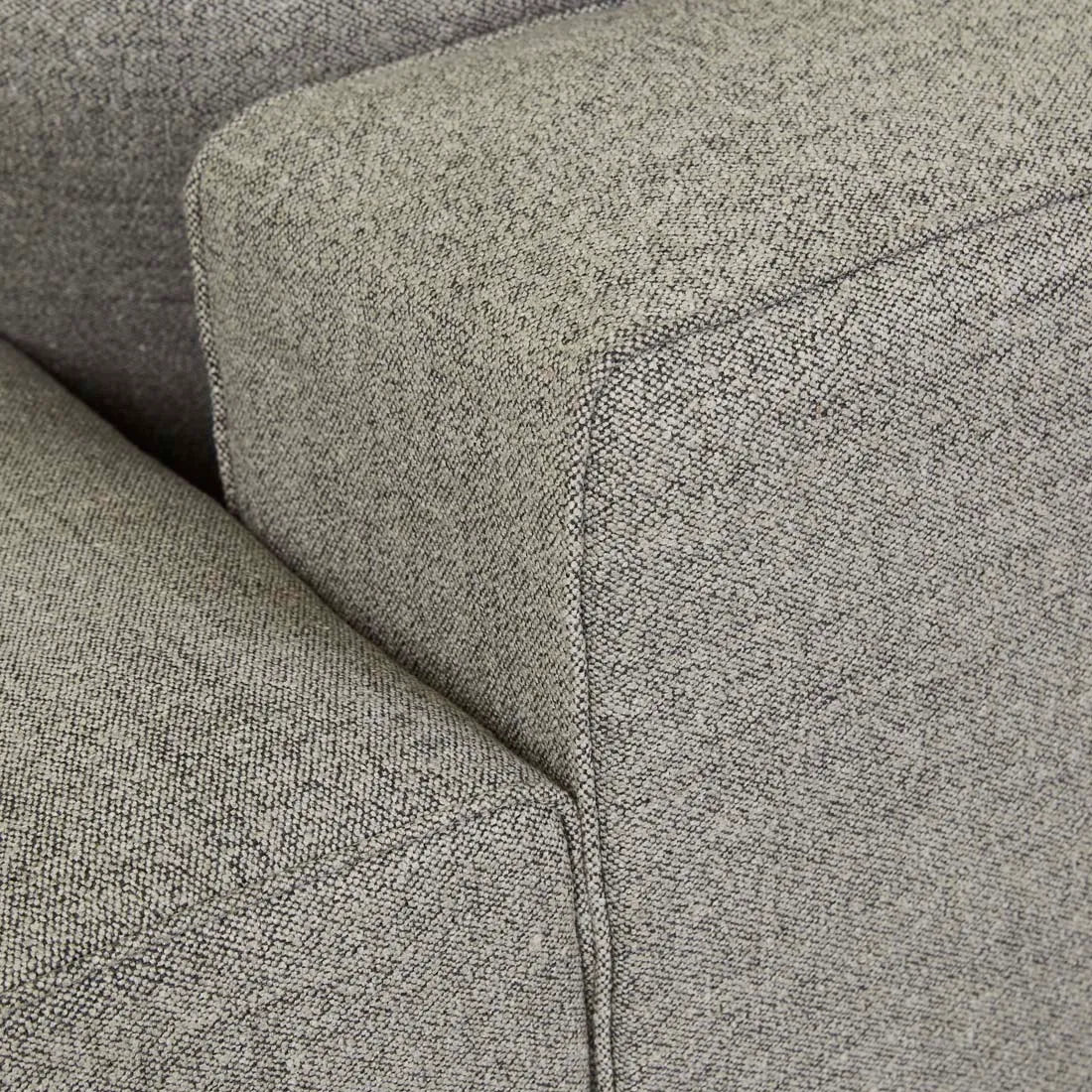 Airlie Slab Three Seater Sofa Brindle Grey