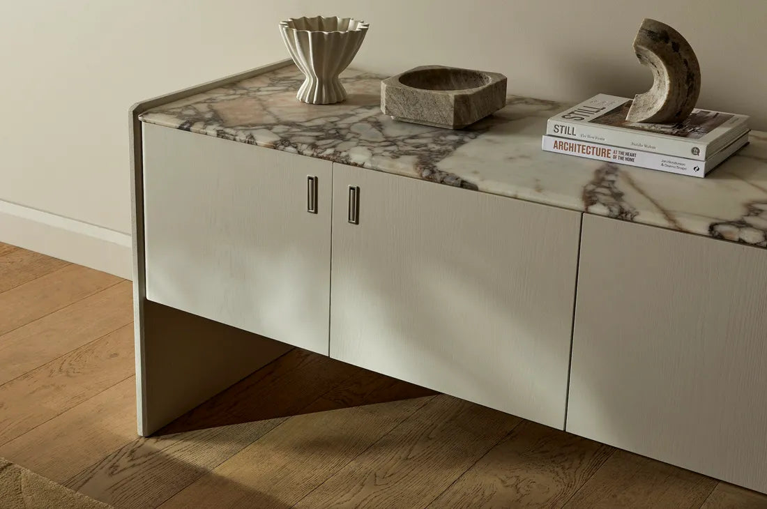Pearce Marble Buffet Bone